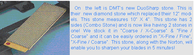 DMT 10 x 4 inch Duel Sided, Double Grit Diamond Stone 