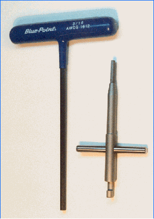 Heavy Duty T-Handle Allen Wrench, and "THE TOOL"  $10.00 & $20.00 ($5.00 shipping charge may apply)